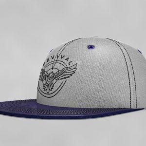 Flat Bill Snapback Cap