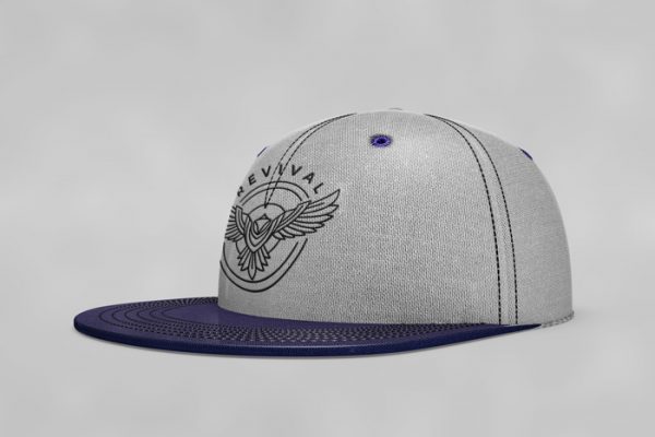 Flat Bill Snapback Cap
